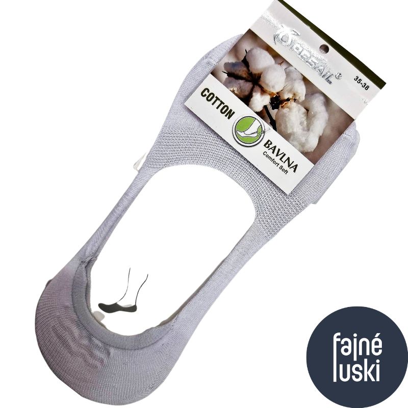 Balerínkové ponožky Comfort Soft se silikonovou patou