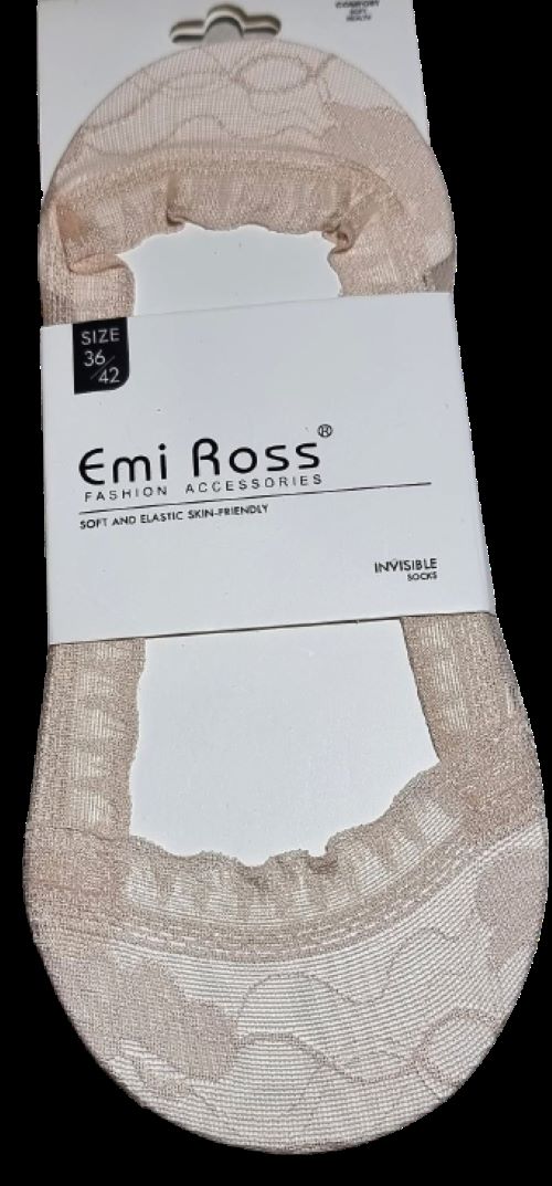 Krajkové ťapky do balerín se silikonem 2 bílá