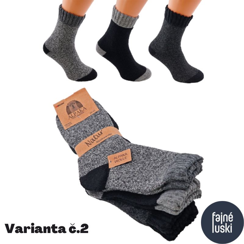 Pánské Alpaka ponožky 3 páry