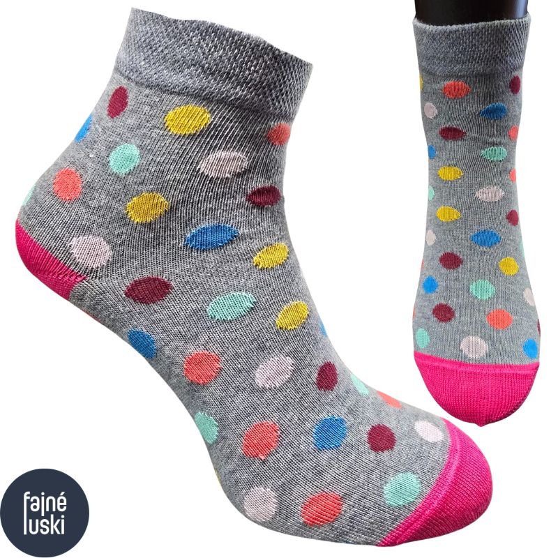 Dámské nízké ponožky Lentilky sada 3páry 39-41 