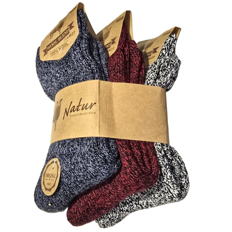 Dámské ponožky z ovčí vlny Thermo 3ks 35-38