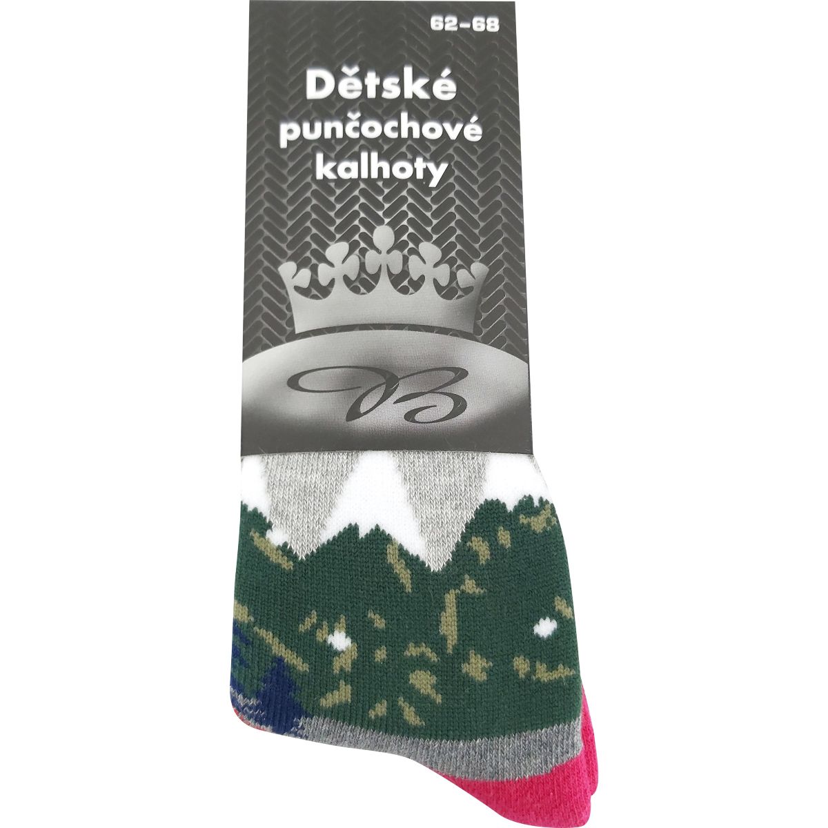 Dětské Termo punčochové kalhoty Amina modrá velikosti 110-116 cm