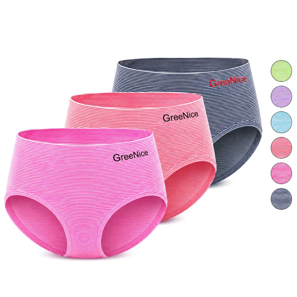 Dámské kalhotky vyšší střih bezešvé Greenice 2040 L/XL tyrkys