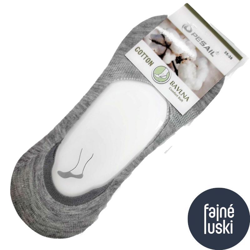 Balerínkové ponožky Comfort Soft se silikonovou patou