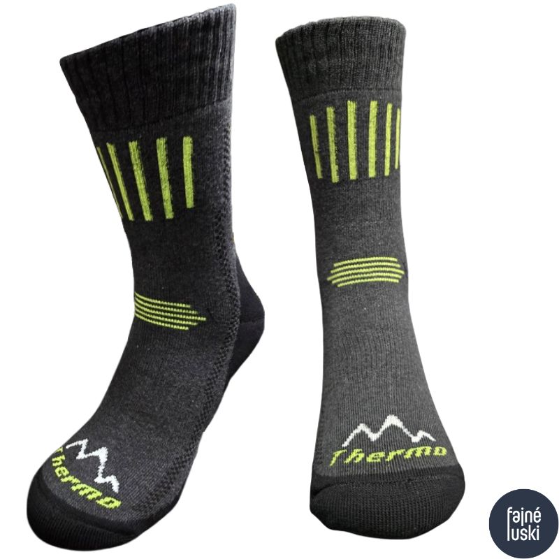 Funkční ponožky „Thermo“ tmavě šedá 42-43