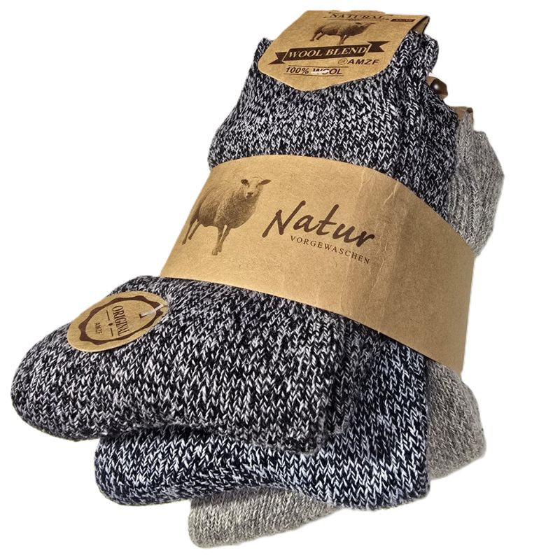 Dámské ponožky z ovčí vlny Thermo 3ks 35-38