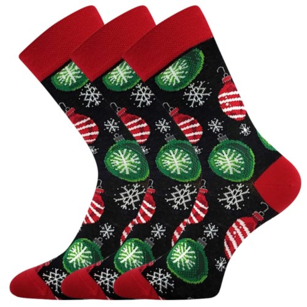 Vánoční ponožky Lonka Ozdoby 43-46