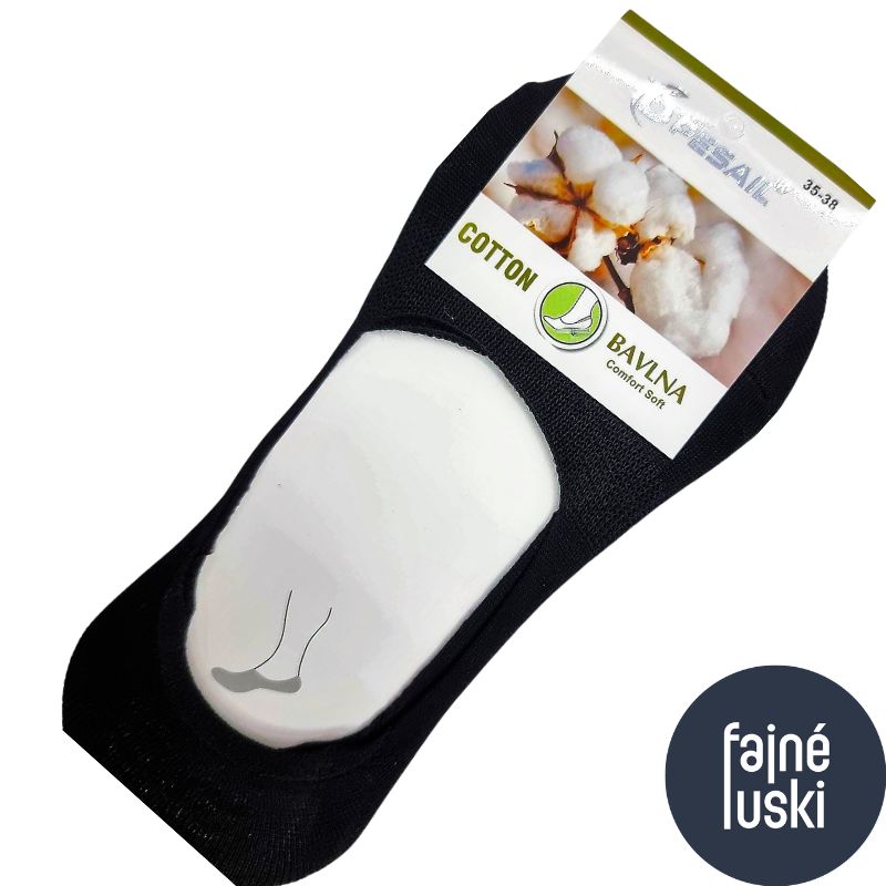 Balerínkové ponožky Comfort Soft se silikonovou patou