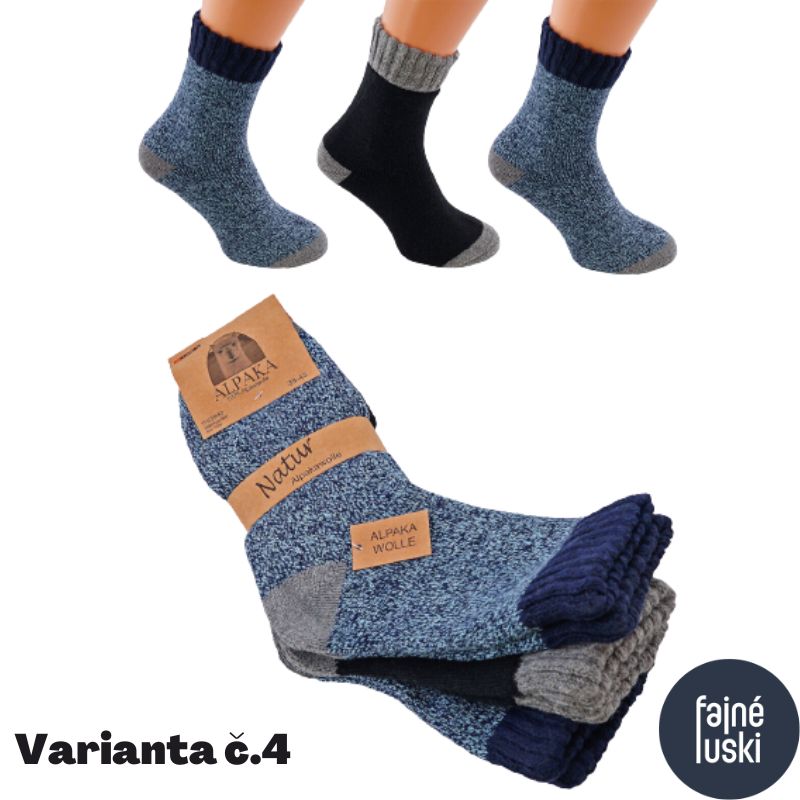 Pánské Alpaka ponožky 3 páry