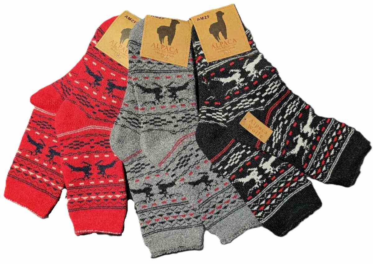 Dámské ALPACA vlněné ponožky sob 3páry 