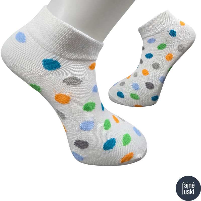 Dámské kotníkové ponožky Lentilky sada 3páry 39-41