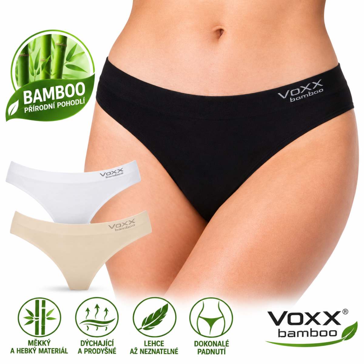 Dámské bambusové funkční tanga VoXX BS-006