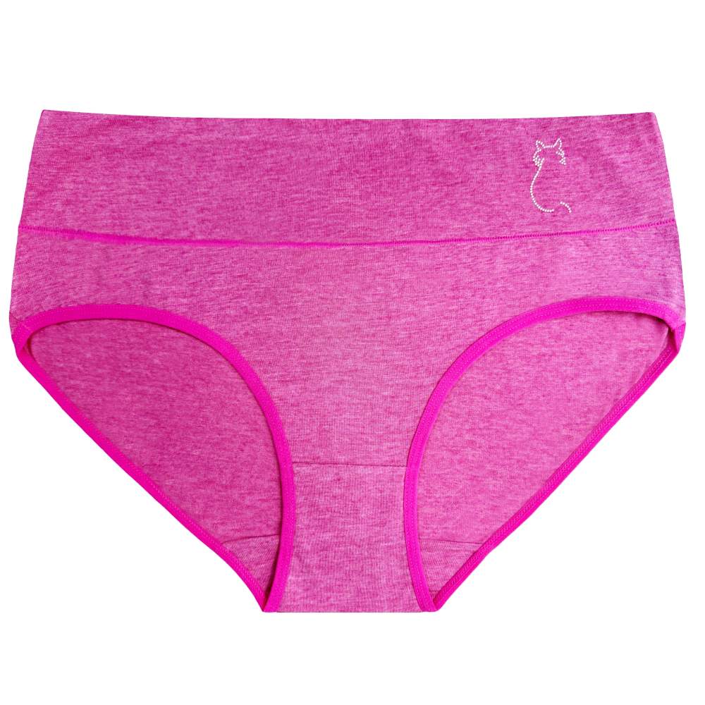 Dámské bavlněné kalhotky s klasickým střihem CZ8033 XXL růžová