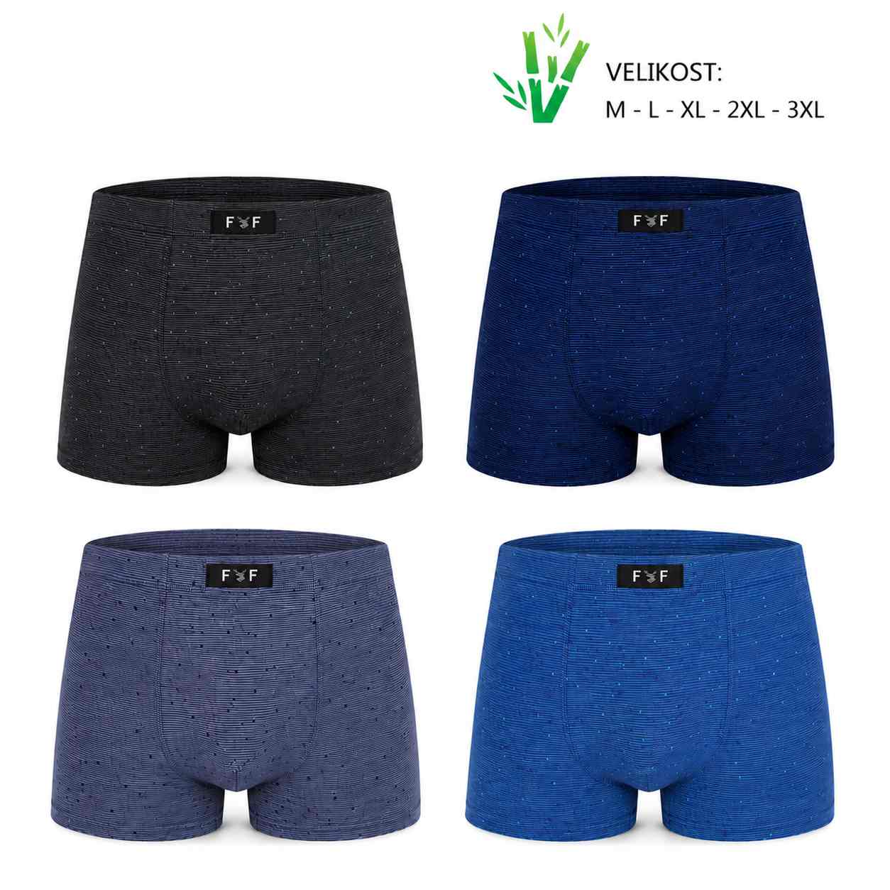 Pánské bambusové boxerky M6810