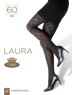 Dámské vzorované punčochové kalhoty Laura 60 DEN