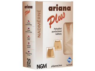 ARIANA PLUS nadměrné punčochové kalhoty Lycra šířka 124cm