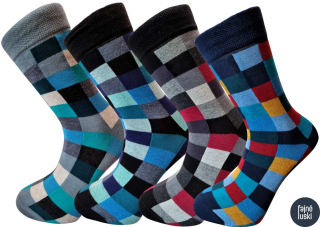 Veselé ponožky Kostky sada 3Ks