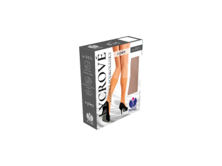 Podkolenky Lycra 2 páry 