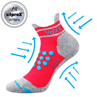 VoXX Kompresní ponožky SPRINTER neon růžová