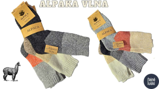 Dámské ALPACA vlněné ponožky balení 3páry