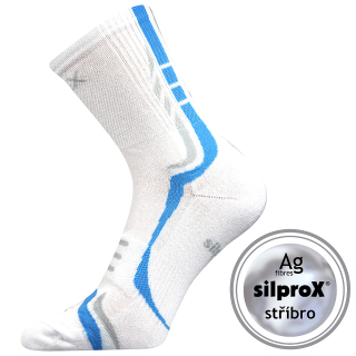 VoXX ponožky sportovní THORX s ionty stříbra bílá