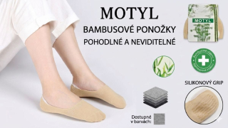 Tělové ponožky do balerín - ťapky